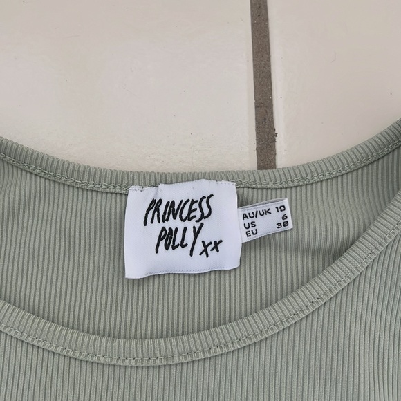 Princess Polly Green Top - Picture 2 of 3